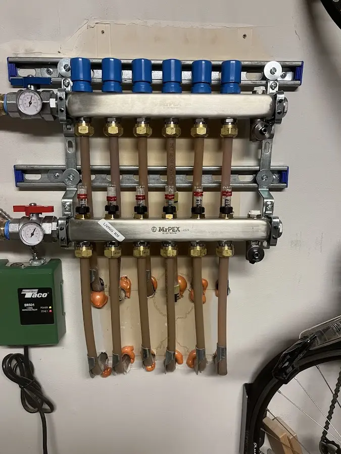 Plumber performing Leak Detection at a residential property in Rosemont